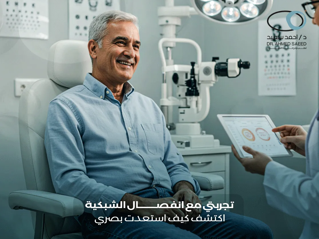 تجربتي مع انفصال الشبكية