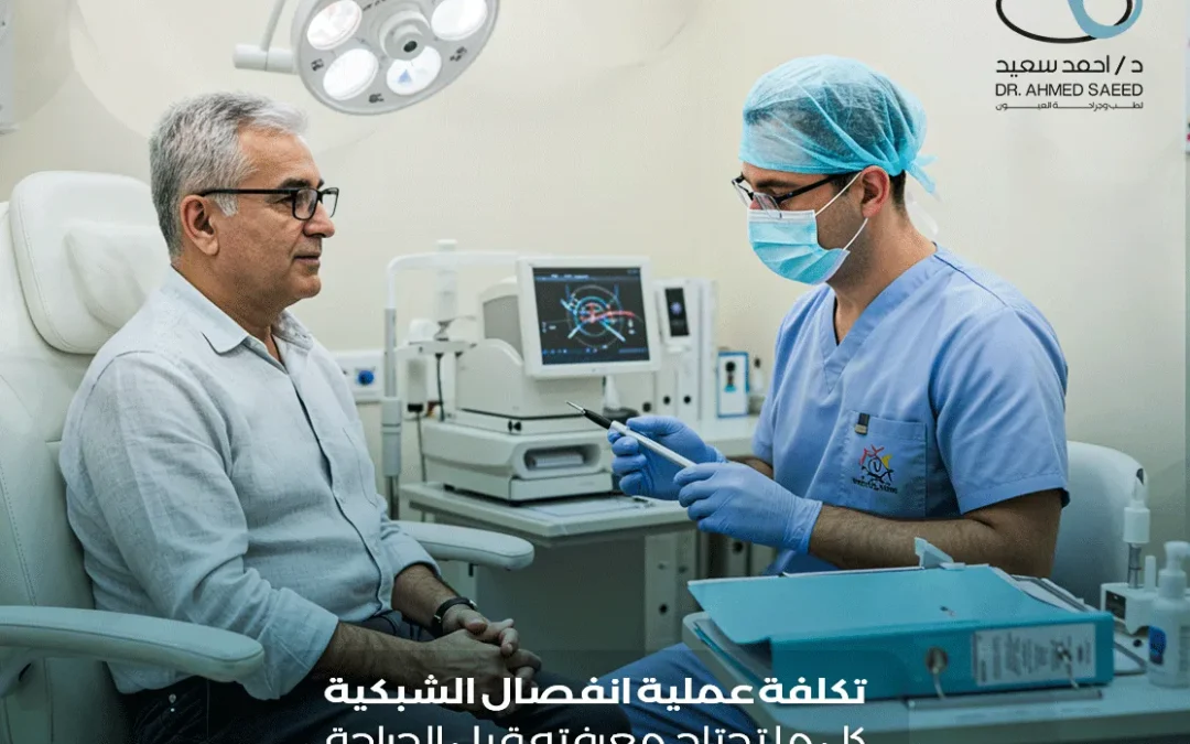 تكلفة عملية انفصال الشبكية