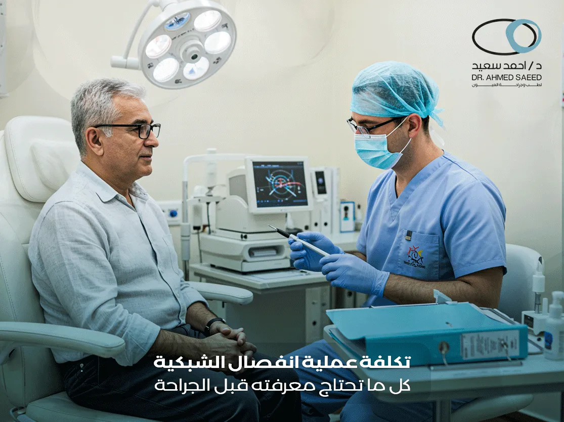 تكلفة عملية انفصال الشبكية