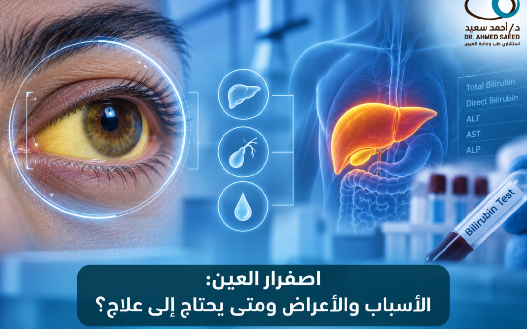 اصفرار العين الأسباب والأعراض ومتى يحتاج إلى علاج؟