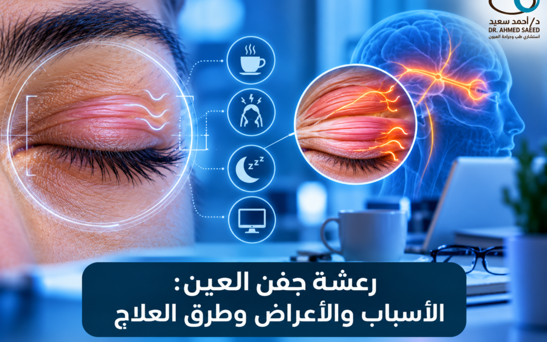 رعشة جفن العين الأسباب والأعراض وطرق العلاج