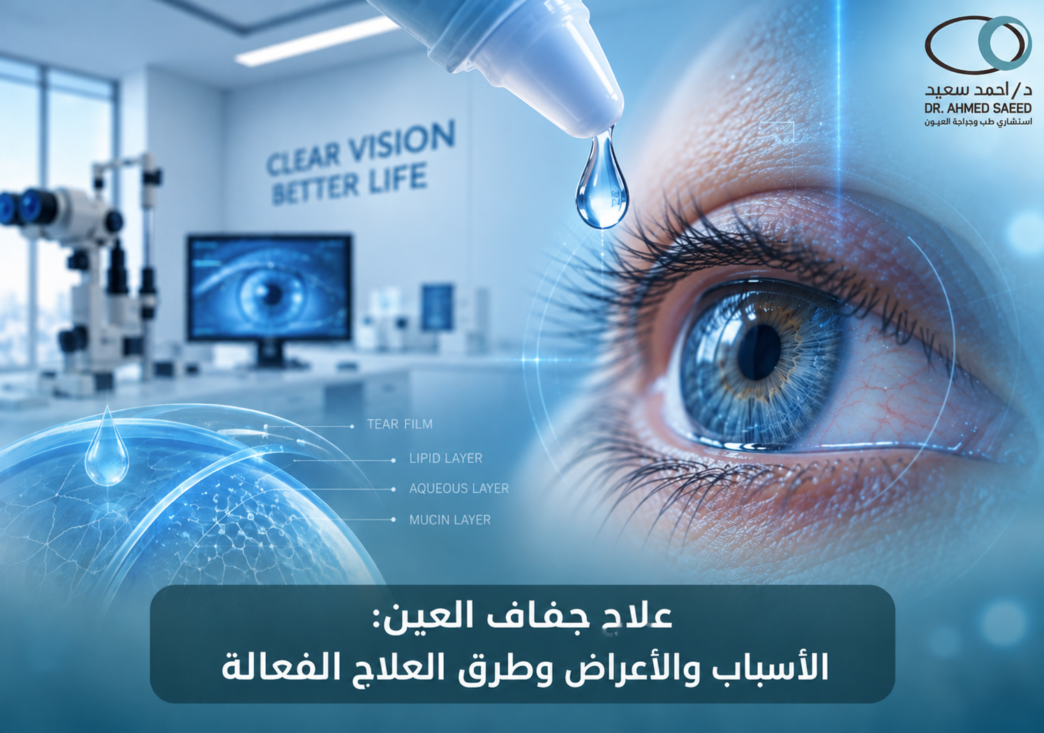 علاج جفاف العين الأسباب والأعراض وطرق العلاج الفعالة